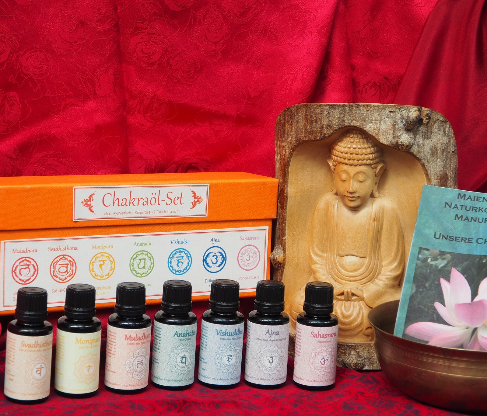 7 Chakra-Öle im Set
