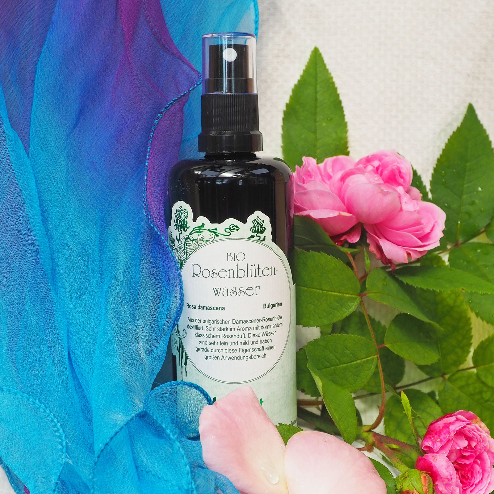 Rosenblütenwasser BIO (Bulgarien)